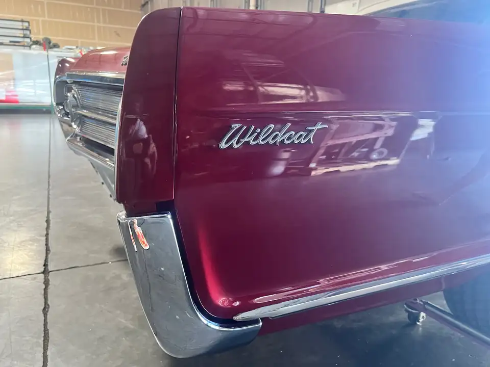 Chrome Wildcat script on the rear quarter panel
